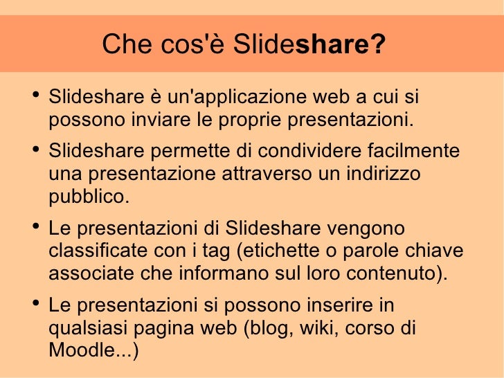 presentazione slideshare